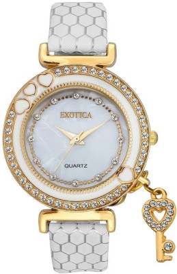 Exotica Fashion EFL-500-Gold-White Special collection for Women Watch  - For Women   Watches  (Exotica Fashion)