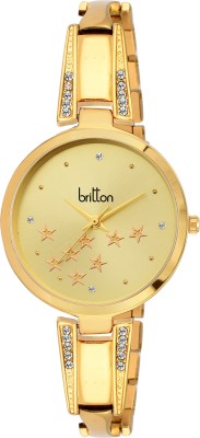 Britton BR-LR027-GLD-GLD Analog Watch  - For Women   Watches  (Britton)
