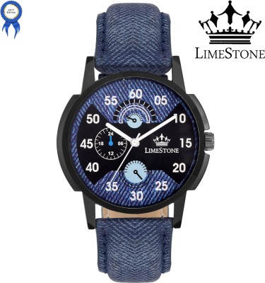 LimeStone LS2634 Mr. Denim Watch  - For Men   Watches  (LimeStone)