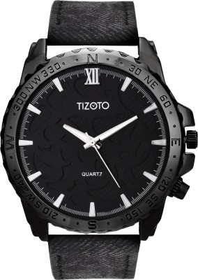 Tizoto tzom636 Tizoto Black dial metal analog watch Analog Watch  - For Men   Watches  (Tizoto)