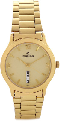 

Maxima 06353CMGY Gold Watch - For Men