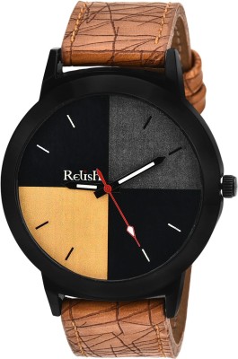 Relish RE-014BT TAN Analog Watch  - For Men   Watches  (Relish)