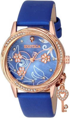 Exotica Fashions EFL-700-Purple-RG Analog Watch  - For Women   Watches  (Exotica Fashions)