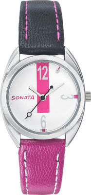 

Sonata 8987SL02 Decker Watch - For Women