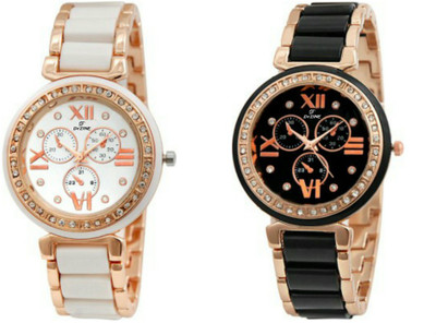 

Dezine Ladies Rose Gold combo-DZ-LR70-CMB Watch - For Women