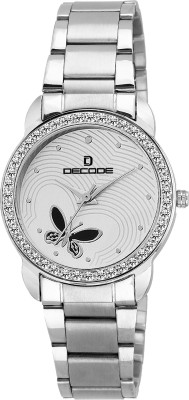 Decode Ladies Crystal Studded LR-X2 White Analog Watch  - For Women   Watches  (Decode)