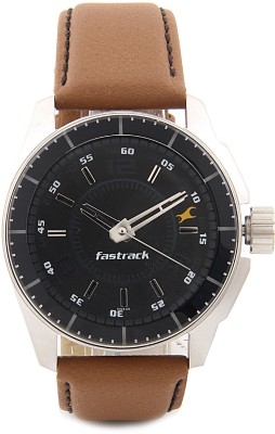 Fastrack NG3089SL05 Black Magic Analog Watch  - For Men   Watches  (Fastrack)
