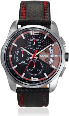 Skmei 9106CL-Red Formal Analog Watch  - For Men   Watches  (Skmei)