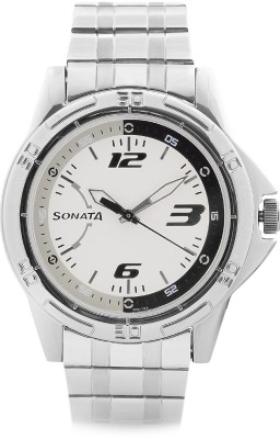Sonata NG77001SM02 Analog Watch  - For Men   Watches  (Sonata)