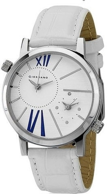 

Giordano 60057 DTLL IPS White Watch - For Women