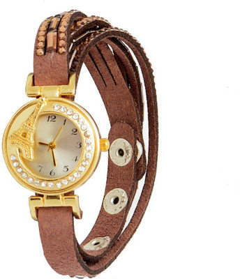 

Divaz H-58 Rap Around Bracelet With Crystal Watch - For Women