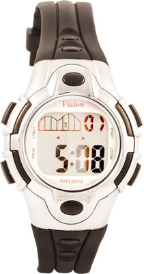 

Vizion 8502-6BLACK Sports Series Watch - For Boys