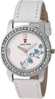 Swiss Trend ST2190 Ashen Desginer Watch  - For Girls   Watches  (Swiss Trend)