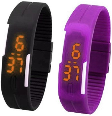 SS Traders Ultra Thin Led Unisex Digital Sports Kids Watch - Sratch Less-Excellent Birthday Return Gift - SET OF 2 Watch  - For Men & Women   Watches  (SS Traders)