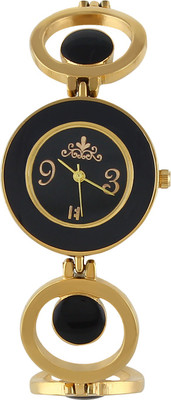 

Excelencia WW-12-Golden-BLK Black Grace Watch - For Women