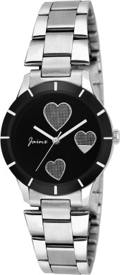 Jainx JW556 Zara Black Dial Analog Watch  - For Women   Watches  (Jainx)