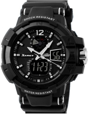 Xergy Analog Digital, water proof , Alarm , Stopwatch , LED Light , Dual time Sports Watch 8221-1 Watch  - For Men   Watches  (Xergy)