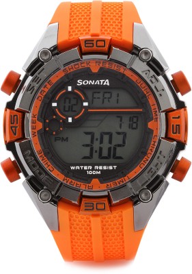 Sonata NG77026PP03J Superfibre Digital Watch  - For Women   Watches  (Sonata)