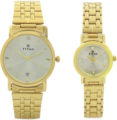 Titan NF617917YM04 Analog Watch  - For Couple   Watches  (Titan)