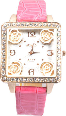 

Zoya ZH-SD4RPK-02 Crocodile Finish Watch - For Women