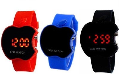 Users LD3RB2 Okey Kuttu_Favorite Apple shaped LED Combi for all Watch  - For Boys   Watches  (Users)