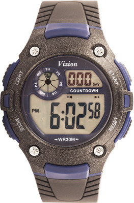 

Vizion V8543091-3(Black) Sports series Watch - For Boys & Girls