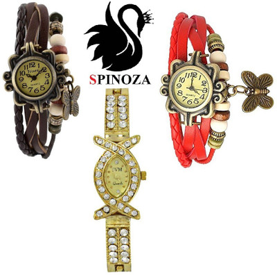View SPINOZA S05P041 Analog Watch  - For Women Wrist Watches Price Online(SPINOZA)
