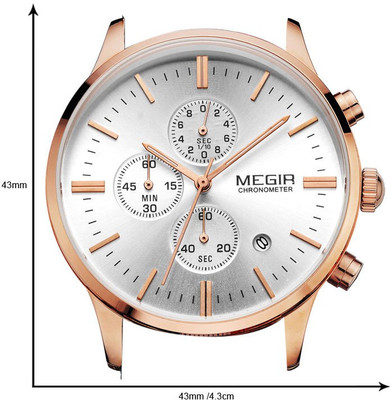 

Megir 2011-NYL-RG Watch - For Men