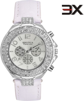 Exotica Fashions EF-N-07-White Analog Watch  - For Women   Watches  (Exotica Fashions)