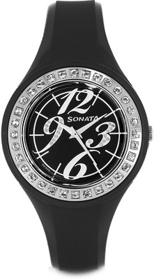 Sonata 8994PP03 Fashion Fibre Watch - For Women