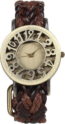 

3wish BROWN RASSI Watch - For Women