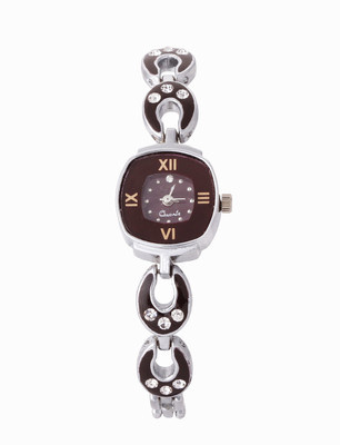 

Telesonic TDCWS-04 Brown Jewell Studded Watch - For Women