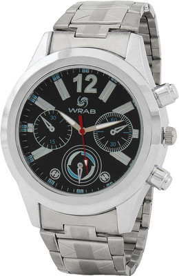 

Wrab 12-3chrono-blk Watch - For Men