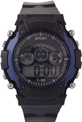 Givme Multi Luminious Digital Black Dial Kids' Watch Kids7 blue Digital Watch  - For Boys   Watches  (Givme)