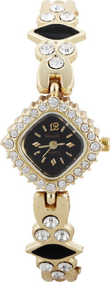 

Telesonic LCGBKB-12 Black Myra Jewell Watch - For Women