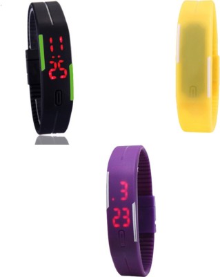 MyValueStore MVS_Three Set_366 Sports LED Digital Watch  - For Women   Watches  (MyValueStore)