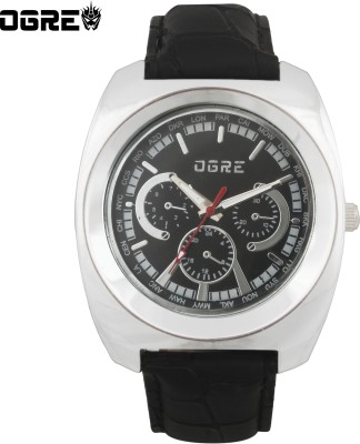 Ogre GY-009 Black Analog Watch  - For Men   Watches  (Ogre)