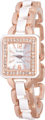 

Zoya ZT-CMWH119-19 Ceramic & Metal Strap Watch - For Girls