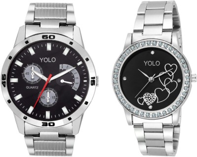 YOLO YCP-004 pair Analog Watch  - For Couple   Watches  (YOLO)