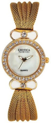 Exotica Fashions EFL-25-Gold Basic Analog Watch  - For Women   Watches  (Exotica Fashions)
