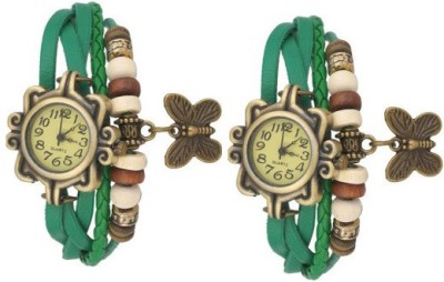 IIK Collection Vintage-Green Analog Watch  - For Women   Watches  (IIK Collection)