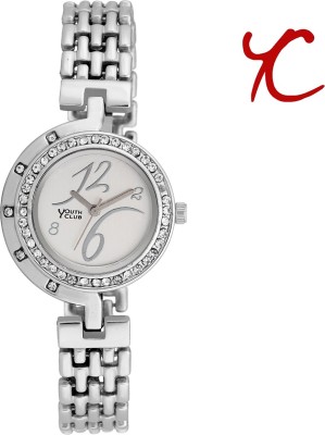 Youth Club Silver Braslet Analog Watch  - For Women   Watches  (Youth Club)