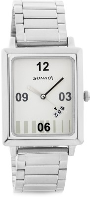 Sonata NG7078SM02 Analog Watch  - For Men   Watches  (Sonata)