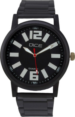 

Dice DCMLRD38SSBLKBLK512 Black-Track Watch - For Men