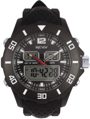 Revv GI8206WBLACKBLACK Analog-Digital Watch  - For Women   Watches  (Revv)