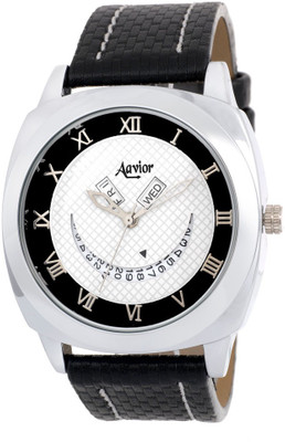 

Aavior Fashion Black AA.195 Day and Date Watch - For Men