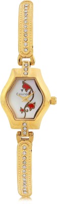 Calvino LDMD-145_GoldWhite Analog Watch  - For Men   Watches  (Calvino)