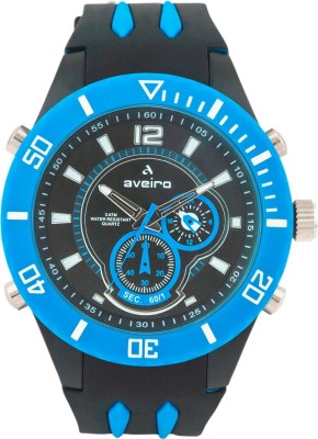 Aveiro AV128DMLTBLKBLU_1 Analog Watch  - For Men   Watches  (Aveiro)