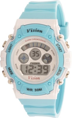 Vizion 8552B-6BLUE Sports Series Digital Watch  - For Boys   Watches  (Vizion)