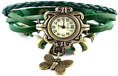 Design Culture dgcVINTAGE-Green Vintage butterfly Analog Watch  - For Girls   Watches  (Design Culture)
